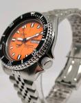 BEAUTIFUL SEIKO DIVERS 6309-7290 DOXA AUTOMATIC MENS WATCH ORANGE DIAL $1200.