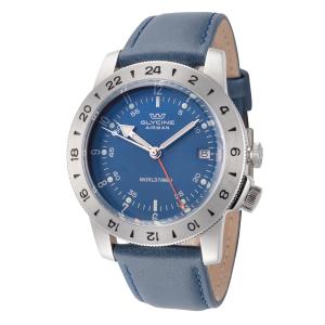 Glycine Men's Airman Worldtimer GMT Quartz 40mm GMT Watch GL1049
