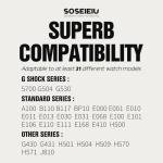 Soseieiu CTL920F Solar Rechargeable Battery for Casio and Panasonic Watches - Compatible with CA0066, CA0129, CB0148, CTL920 & 20+ Models-Replacement Toolkit