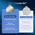 ASDAWN 3023.24T Battery for Seiko Watch 3023-24T Panasonic Solar Rechargeable Battery for Seiko Calibers V172, V174, V175 Seiko MT920 Replacement