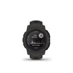 Garmin Instinct 2S Solar, Smaller-Sized Rugged Outdoor Watch with GPS, with Solar Charging Capabilities, Built for All Elements, Multi-GNSS Support, Tracback Routing and More, Graphite