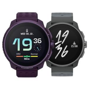 SUUNTO Race GPS Sports Watch w/ 1.43" AMOLED Touchscreen Amethyst Titanium & SUUNTO Race S GPS Sports Watch w/ 1.32" AMOLED Touchscreen Graphite Titanium