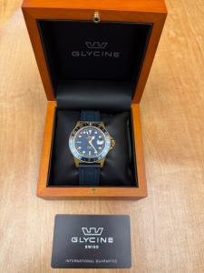 Glycine Combat Sub 42 Bronze GMT Blue GL0317