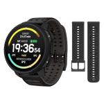 SUUNTO Vertical 2 GPS Sport Watch with 1.5” AMOLED Touchscreen, Black & SUUNTO 22 ATH6 Silicone Strap All Black S+M