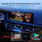 OTTOCAST I3 Android 13 CarPlay Magic Car Video AI Box for BMW 2017+, Watch YouTube Netflix Tiktok Disney+ etc Videos APP on BMW Car Screen, Download app, Split-Screen, with SIM & TF Slot