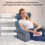 Cozy Back Support Pillow for Reading & TV