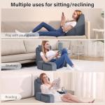 Cozy Back Support Pillow for Reading & TV