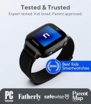 COSMO JrTrack 4 Kids Smart Watch - Black
