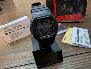 Casio G-Shock GWM5610-1 Men's Solar Black Resin Sport Watch