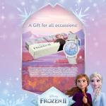 Disney Frozen Watch for Girls Ages 4–7 Featuring Princess Elsa – Gift for Toddlers Learning Time and Frozen Fans – Character Dial, Silver Bezel, Silver Glitter Leather Strap