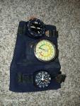 Scuba Diving Gages with vintage watch