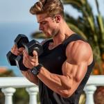 GEAK Compatible with Garmin Instinct Watch Bands Replacement, 22mm Soft Silicone Sport Strap Compatible with Garmin Instinct Band/Instinct 2 Watch Band/Solar/Tactical Smartwatch-Black Watch Band