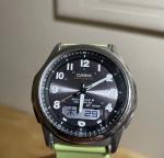 CASIO WAVE CEPTOR WVA-M630 Black Atomic Solar Men's Watch 43 Archer Strap