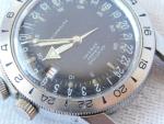 U26995 Vtg 1950s Glycine Airman Special 36mm SS Automatic Hack Pilot Men G2U