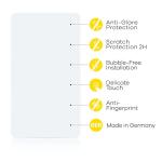 upscreen Anti-Glare Screen Protector compatible with Okyuk T30 Kids Smartwatch – Protection Film Matte