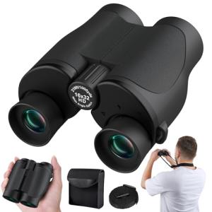 Compact 16x32 High-Power Binoculars for All Ages