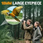 Compact 16x32 High-Power Binoculars for All Ages