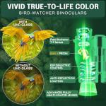 Compact 16x32 High-Power Binoculars for All Ages