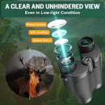 Compact 16x32 High-Power Binoculars for All Ages