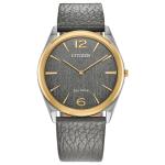 Citizen Men's Sapphire Crystal Solar Eco-Drive Gray Watch 38 MM AR3124-07H