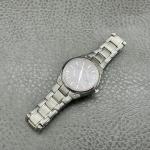 Seiko Solar Watch Womens Pink Dial Date 100M Stainless Steel Bracelet V137-0AX0