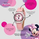 Disney Minnie Mouse Watch for Girls - Minnie Watch for Toddlers 1-3 - Kids Watches Girls Watches - Toys - Kids - Silver Case - Pink Strap