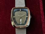 STUNNING 1970s MCM GLYCINE COMPRESSOR AUTOMATIC, BLUE FADE DIAL! NEW OLD STOCK!