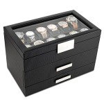 Glenor Co Luxury Watch Box for Men