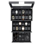 Glenor Co Luxury Watch Box for Men