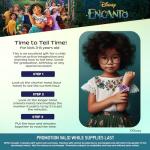 Disney Encanto Isabela Girls 3–7 with Classic Character Dial – Gift for Girls Who Love Encanto – Easy-Read Face, Purple Bezel, and Purple Nylon Strap - Buy and GET 1 Free Mystery Watch