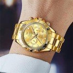 OLEVS Luxury Gold Automatic Men's Watch 6638