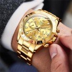 OLEVS Luxury Gold Automatic Men's Watch 6638