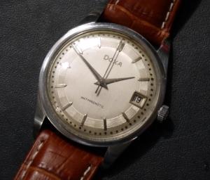 Vintage Men's Doxa Date, Just Serviced, Manual Wind, All Steel, 1950's, Rare
