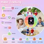 Vakzovy HD Touchscreen Smartwatch for Kids 5-12