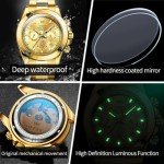 OLEVS Luxury Gold Automatic Men's Watch 6638