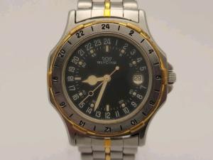 Glycine GMT 2000 Wrist Watch - Airman - Vintage Quartz - Running