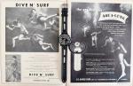 Vintage Lucerne Calendar Stainless Steel Skin Diver Style Mens Watch  1960’s