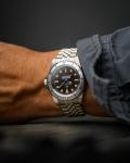Rogue Watches Silver Vintage Diver Automatic Watch