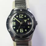 Rare Vintage 1960s Ingraham Super Waterproof Men’s Manual Wind Dive Watch