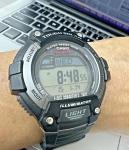 Casio men’s WS 220-1V Black Resin Band Digital Solar Watch