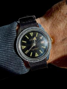 Carlisle 21 Jewel Manual Wind Vintage Sea Timer Diver