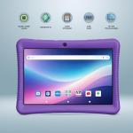 Contixo K102 10" Android Tablet and KW1 Kids Smartwatch - 32GB, Includes 80+ Disney Storybooks, Educational Watch with Games, Camera, Music Player, Alarm, Customizable Wallpaper, Purple
