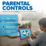 Contixo K102 10" Android Tablet and KW1 Kids Smartwatch - 32GB, Includes 80+ Disney Storybooks, Educational Watch with Games, Camera, Music Player, Alarm, Customizable Wallpaper, Purple