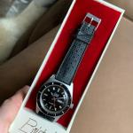 NOS Vintage 70's Brichot Automatic Day Date 40mm Skin Diver Wrtistwatch