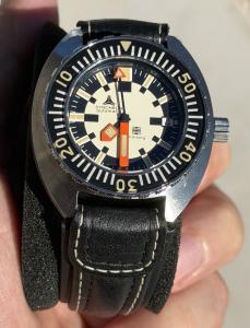 SYNCHRON MILITARY Watch Doxa Vintage Re-Release Limited Edition /500