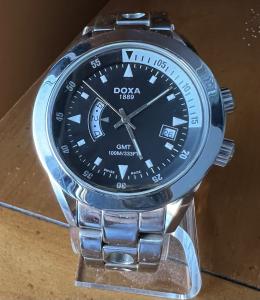 Doxa Trofeo GMT- Swiss Quartz Ronda- Very Rare And Running Well