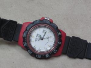 as-is vintage DIVE-TECH TELUX wristwatch diving diver watch w/ compass band