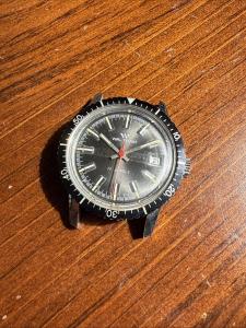 Vintage Waltham Skin Diver 17 Jewels Men’s Watch Works - Great Grey Dial
