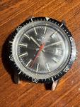 Vintage Waltham Skin Diver 17 Jewels Men’s Watch Works - Great Grey Dial