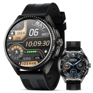 Military Smart Watch for Men with Voice Assistant